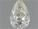 Natural Diamond 1.00 Carats, Pear with  Cut, J Color, SI1 Clarity and Certified by IGI