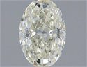 Natural Diamond 1.20 Carats, Oval with  Cut, I Color, VVS2 Clarity and Certified by IGI