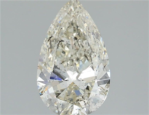Picture of Natural Diamond 1.53 Carats, Pear with  Cut, J Color, SI2 Clarity and Certified by IGI