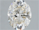 Natural Diamond 1.39 Carats, Oval with  Cut, J Color, SI1 Clarity and Certified by IGI