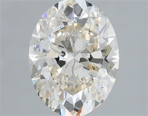 Picture of Natural Diamond 1.39 Carats, Oval with  Cut, J Color, SI1 Clarity and Certified by IGI
