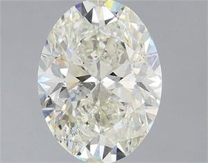 Picture of Natural Diamond 1.51 Carats, Oval with  Cut, I Color, SI1 Clarity and Certified by IGI
