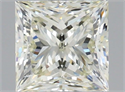 Natural Diamond 1.53 Carats, Princess with  Cut, K Color, SI1 Clarity and Certified by IGI