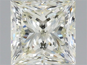 Picture of Natural Diamond 1.53 Carats, Princess with  Cut, K Color, SI1 Clarity and Certified by IGI