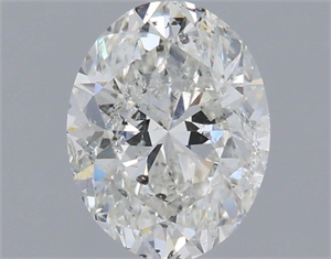 Picture of Natural Diamond 1.51 Carats, Oval with  Cut, G Color, I1 Clarity and Certified by IGI
