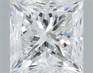 Picture of Natural Diamond 1.50 Carats, Princess with  Cut, G Color, I1 Clarity and Certified by IGI