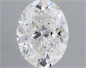 Natural Diamond 1.00 Carats, Oval with  Cut, F Color, SI2 Clarity and Certified by IGI