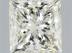 Picture of Natural Diamond 1.50 Carats, Princess with  Cut, K Color, SI1 Clarity and Certified by IGI