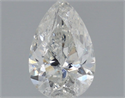 Natural Diamond 0.96 Carats, Pear with  Cut, G Color, I1 Clarity and Certified by IGI