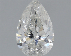 Picture of Natural Diamond 0.96 Carats, Pear with  Cut, G Color, I1 Clarity and Certified by IGI