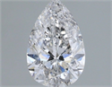 Natural Diamond 0.98 Carats, Pear with  Cut, E Color, SI2 Clarity and Certified by IGI