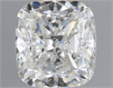 Natural Diamond 1.00 Carats, Cushion with  Cut, F Color, I1 Clarity and Certified by IGI