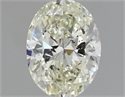 Diamante Natural 1.50 quilates, Ovalado , Color K, claridad SI2 y certificado IGI
