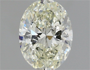 Foto Diamante Natural 1.50 quilates, Ovalado , Color K, claridad SI2 y certificado IGI de