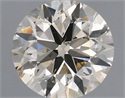 Natural Diamond 1.01 Carats, Round with Very Good Cut, L Color, SI2 Clarity and Certified by IGI