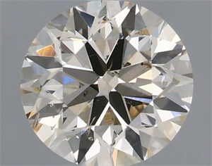 Picture of Natural Diamond 1.01 Carats, Round with Very Good Cut, L Color, SI2 Clarity and Certified by IGI