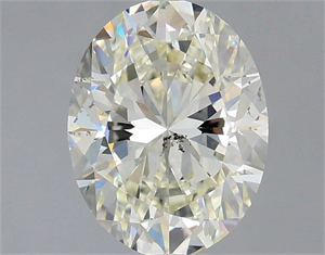 Foto Diamante Natural 1.50 quilates, Ovalado , Color J, claridad SI1 y certificado IGI de