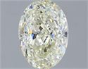 Natural Diamond 1.54 Carats, Oval with  Cut, K Color, VS2 Clarity and Certified by IGI