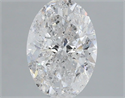 Natural Diamond 1.51 Carats, Oval with  Cut, F Color, I1 Clarity and Certified by IGI