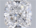 Natural Diamond 1.01 Carats, Cushion with  Cut, E Color, SI2 Clarity and Certified by IGI