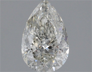 Picture of Natural Diamond 1.01 Carats, Pear with  Cut, H Color, I1 Clarity and Certified by IGI