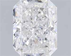 Picture of Natural Diamond 1.00 Carats, Radiant with  Cut, E Color, I1 Clarity and Certified by IGI