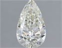 Natural Diamond 1.00 Carats, Pear with  Cut, I Color, SI1 Clarity and Certified by IGI
