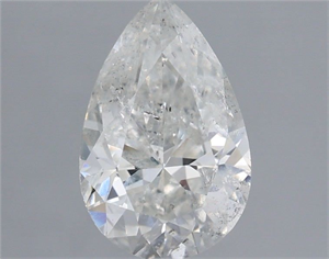 Picture of Natural Diamond 1.62 Carats, Pear with  Cut, G Color, I1 Clarity and Certified by IGI