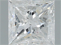 Natural Diamond 1.61 Carats, Princess with  Cut, H Color, I1 Clarity and Certified by IGI