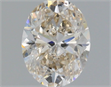 Diamante Natural 1.00 quilates, Ovalado , Color K, claridad SI2 y certificado IGI