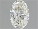 Natural Diamond 1.50 Carats, Oval with  Cut, I Color, SI2 Clarity and Certified by IGI