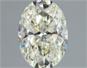 Natural Diamond 1.31 Carats, Oval with  Cut, K Color, VS1 Clarity and Certified by IGI
