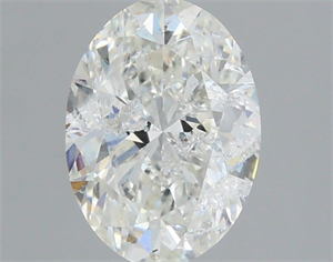 Picture of Natural Diamond 1.50 Carats, Oval with  Cut, H Color, I1 Clarity and Certified by IGI