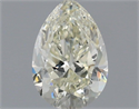 Natural Diamond 0.90 Carats, Pear with  Cut, K Color, VS1 Clarity and Certified by IGI