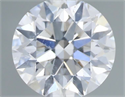 Natural Diamond 1.05 Carats, Round with Excellent Cut, E Color, SI2 Clarity and Certified by HRD