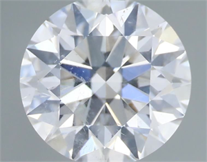 Picture of Natural Diamond 1.05 Carats, Round with Excellent Cut, E Color, SI2 Clarity and Certified by HRD