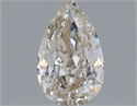 Natural Diamond 0.62 Carats, Pear with  Cut, J Color, SI2 Clarity and Certified by IGI