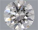 Natural Diamond 0.90 Carats, Round with Very Good Cut, K Color, VVS2 Clarity and Certified by IGI
