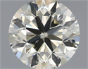 Diamante Natural 1.22 quilates, Redondo , Color K, claridad VVS2 y certificado IGI