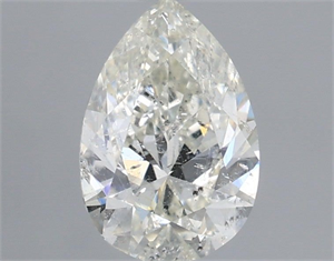 Picture of Natural Diamond 1.00 Carats, Pear with  Cut, I Color, SI2 Clarity and Certified by IGI