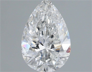 Picture of Natural Diamond 0.97 Carats, Pear with  Cut, F Color, SI2 Clarity and Certified by IGI