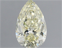 Natural Diamond 1.01 Carats, Pear with  Cut, L Color, SI1 Clarity and Certified by IGI