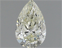Natural Diamond 1.01 Carats, Pear with  Cut, J Color, SI2 Clarity and Certified by IGI