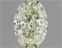 Natural Diamond 1.01 Carats, Oval with  Cut, L Color, VVS1 Clarity and Certified by IGI