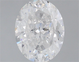Picture of Natural Diamond 1.50 Carats, Oval with  Cut, E Color, I1 Clarity and Certified by IGI