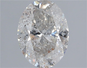 Picture of Natural Diamond 1.50 Carats, Oval with  Cut, I Color, I1 Clarity and Certified by IGI