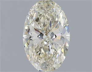 Picture of Natural Diamond 1.50 Carats, Oval with  Cut, K Color, SI2 Clarity and Certified by IGI