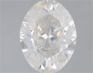 Picture of Natural Diamond 1.50 Carats, Oval with  Cut, H Color, I1 Clarity and Certified by IGI