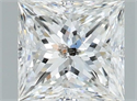 Natural Diamond 1.50 Carats, Princess with  Cut, G Color, I1 Clarity and Certified by IGI
