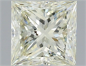 Natural Diamond 1.51 Carats, Princess with  Cut, L Color, SI1 Clarity and Certified by IGI